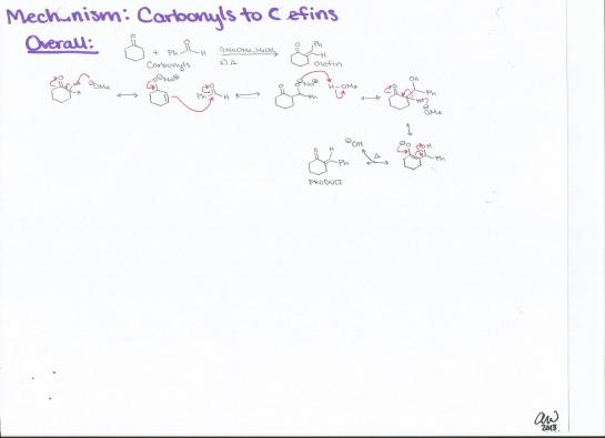 Carbonyls to Olefins